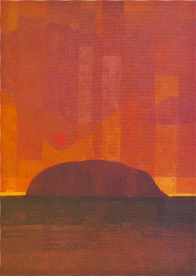 Image - Myron Levytsky: Ayres Rock Australia (1971).